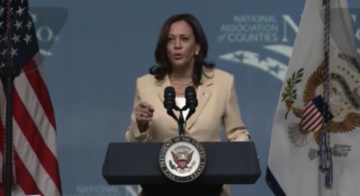 With much gratitude to NACo ! To hear VP Kamala Harris list what essential services are needed, with her first need mentioned being Behavioral Health was beyond exciting! #BexarMentalHealth #NACoAnn <a href="/NACoTweets/">NACo Digital Team</a>