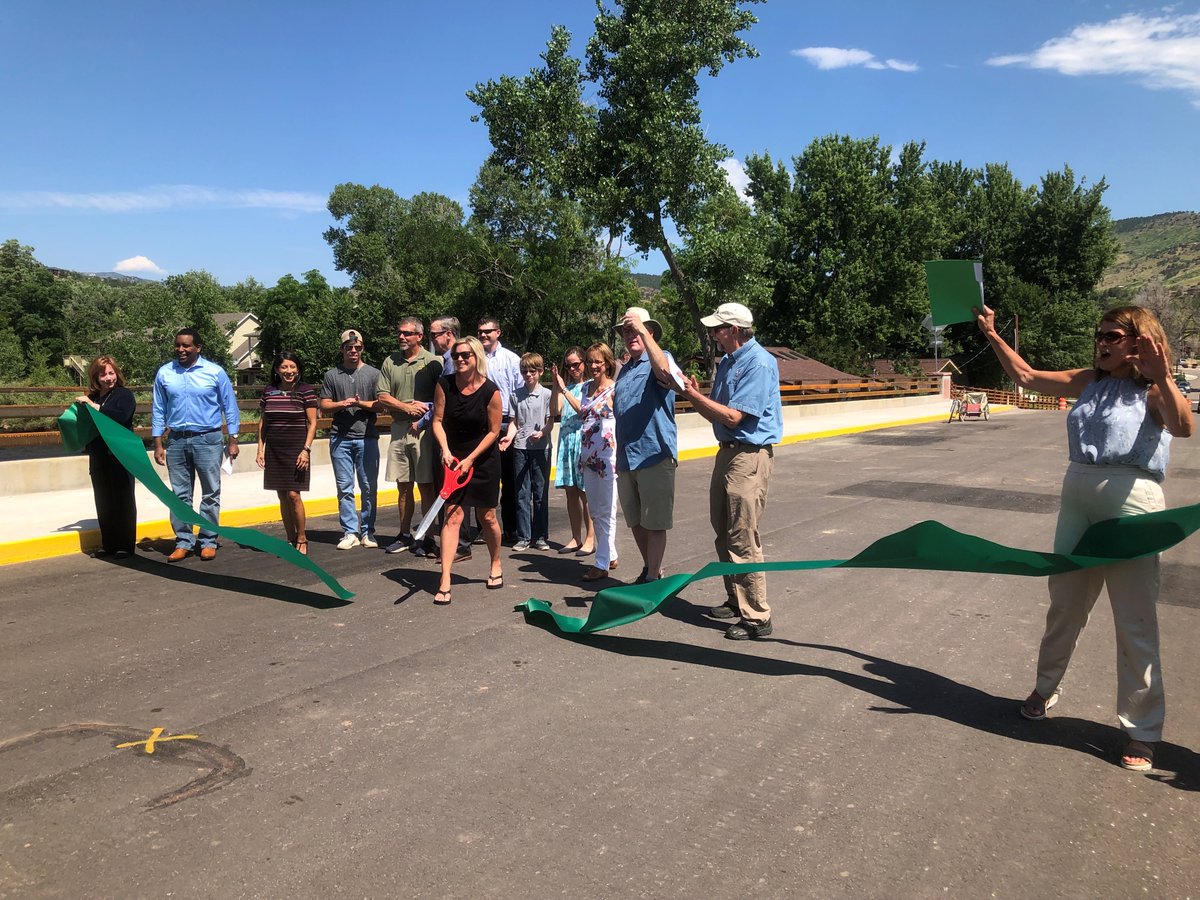femaregion8's tweet photo. Yesterday we joined state, local, and federal partners in Lyons, Colo. to celebrate the dedication and opening of the 2nd Ave bridge, which was damaged in the 2013 flood.
#FEMAIYC https://t.co/bGu5prPdFw