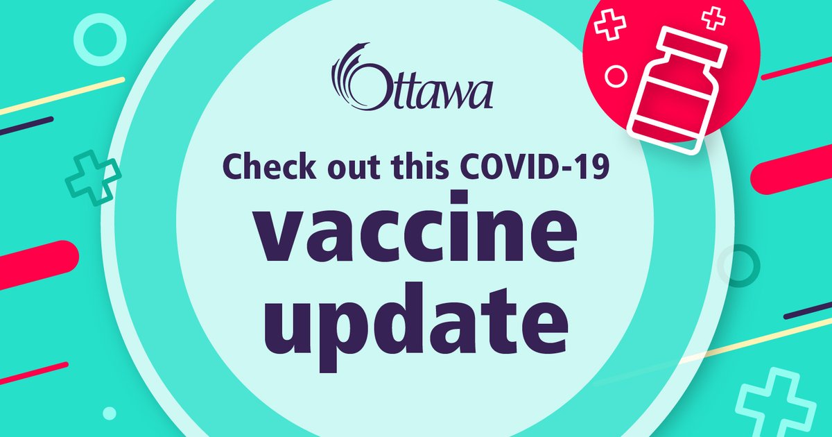 Heard the news? #OttCity residents who have not yet received their first dose of the COVID-19 vaccine, can now drop-in at any #OttCity community clinic or pop up clinic.
No appointment needed.
More info, locations &amp; hours: bit.ly/3qZALzQ
Let's keep our momentum going!