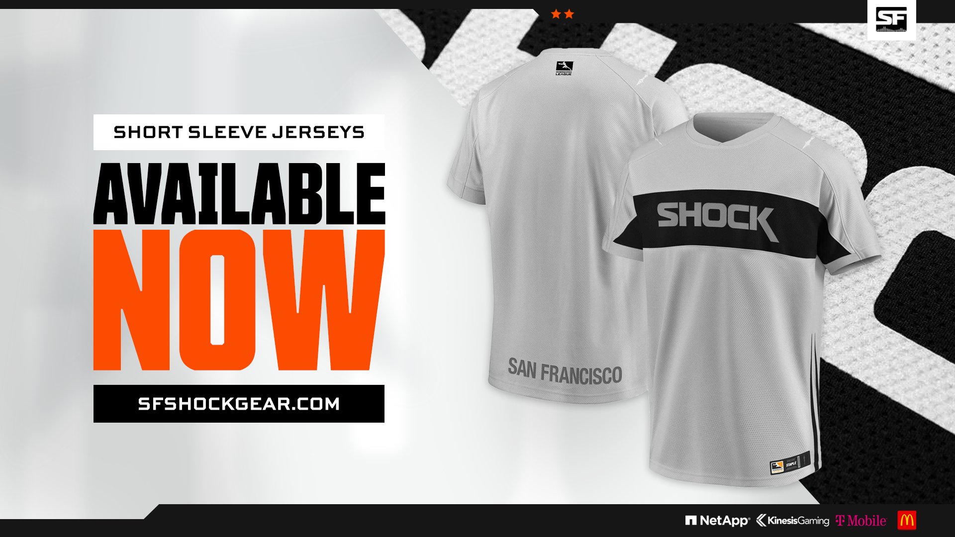 Sf sales shock jersey
