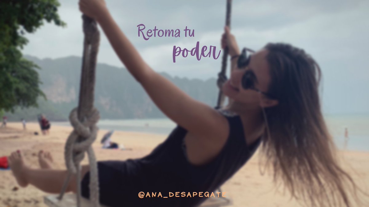‘Tampoco es para tanto’
Me engañaba con esa frase cada vez que algo de mi relación no me gustaba. 
Llegué a pensar que mejor quedarme ahí pero, sentía que había perdido mi poder. 
Mi #autoestima
Mi #personalidad.

Y descubrí que tenía que empezar por darme #AmorPropio..¿Te pasa?