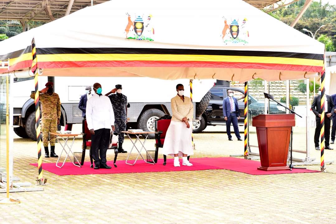 GenerationSeve1's tweet image. President @KagutaMuseveni  and the Minister for Education and Sports @JanetMuseveni  arriving at Kololo Ceremonial Grounds for the official flagging off of the Uganda national team for the Tokyo 2020 Olympic and Paralympic games. 
#G7updates