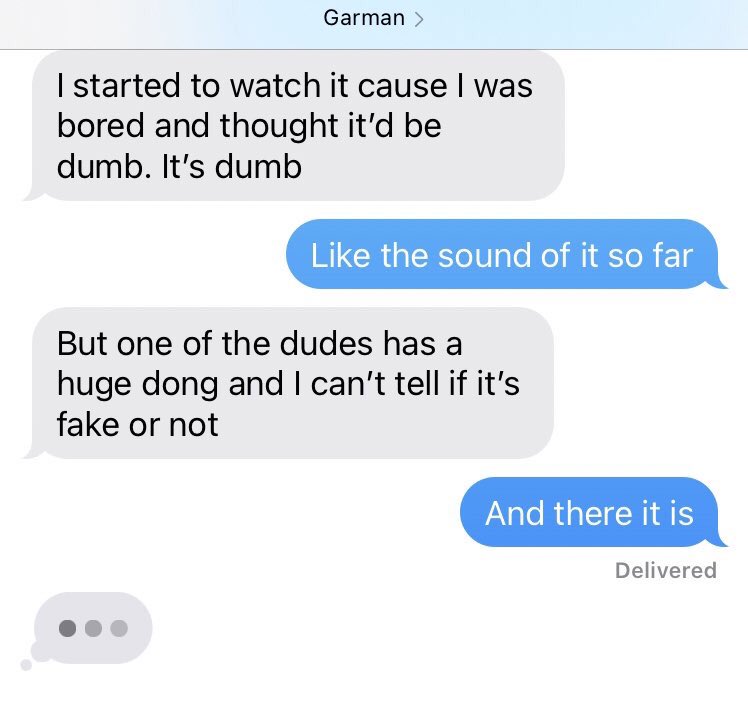 Staugler_2's tweet photo. When you get recommended a show with a “huge dong” in it, maybe we have too many shows. https://t.co/qzyG3HV2ve