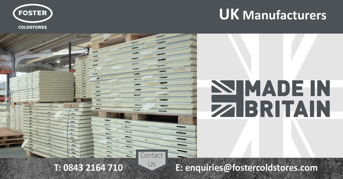 We are extremely proud to be British Manufacturers.

We are fully stocked for one of our busiest times of year. For more info please get in touch on: 
0843 2164 710 or email: enquiries@fostercoldstores.com

#UKmanufacturers #Coldrooms #Refrigeration #British #Hospitality
