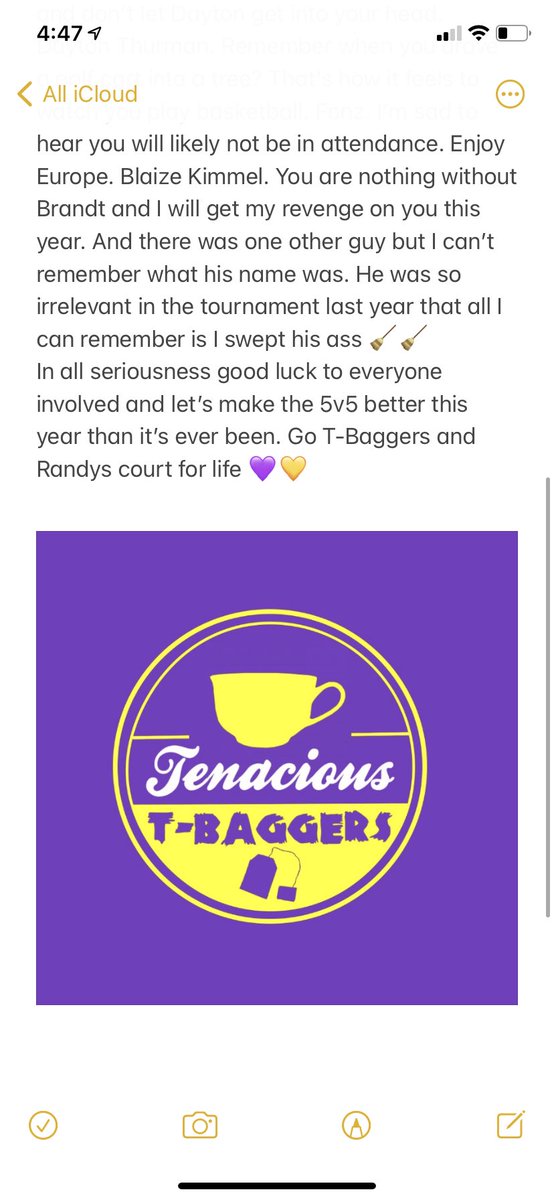 11N0AH's tweet photo. Tomorrow 💜💛 @randyscourt @tenaciousTbagg1 https://t.co/Su80JEiRtF