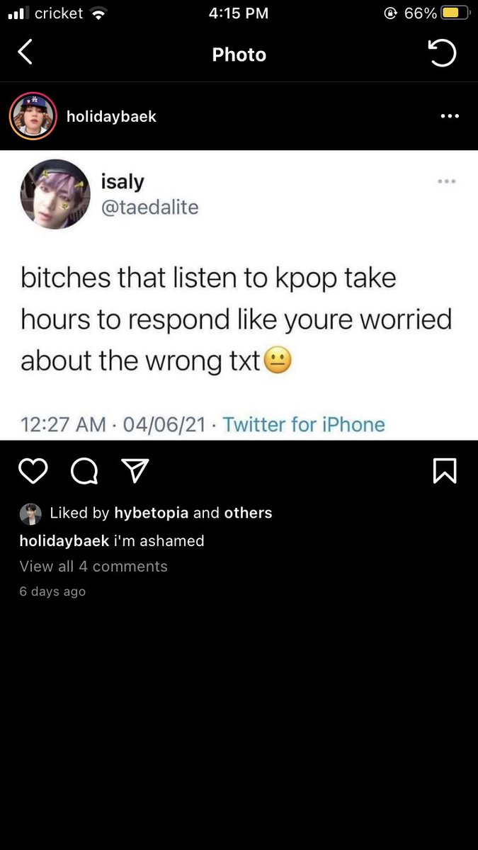 tak5ra's tweet photo. @taedalite you made it to instagram 😭 https://t.co/8b8GTtI64G