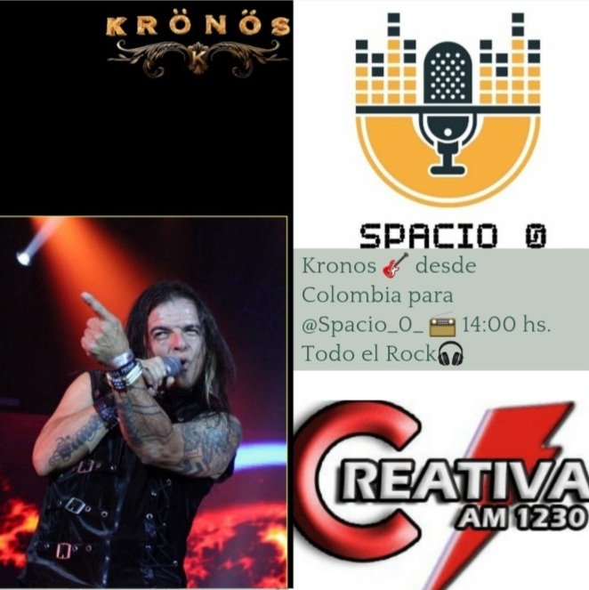 tanorocker21's tweet photo. Mañana no te pierdas spacio_0_#fan radio . Vamos estar haciendo nota a una legendaria banda Colombiana,  charlamos con su vocalista Jorge Fresquet.  14 hs ARGENTINA https://t.co/YJsYR5nYEk https://t.co/wEEyVI5spz