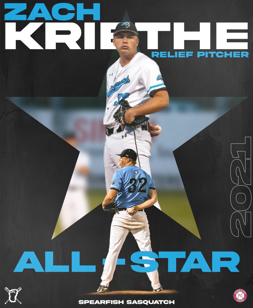 sprfshsasquatch's tweet photo. Congratulations to Zachary Kriethe and Reilly Kirkpatrick on making the 2021 Expedition League All-Star Team!! Here's how their seasons are going so far!! #OuttaSight

Zach Kriethe
2-0 | 1.95 ERA | 36 Strikeouts | 6 Saves

Reilly Kirkpatrick
1-0 | 3.22 ERA | 19 Strikeouts https://t.co/2Ms6jNsBmg