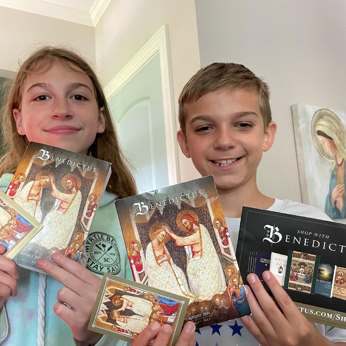 TradKids's tweet photo. So excited to get this in the mail today! @EricRSammons @PrayBenedictus @SophiaPress #praybenedictus #inauguraledition #latinmass #TLM #tridentine https://t.co/U1Qhdf9BuD