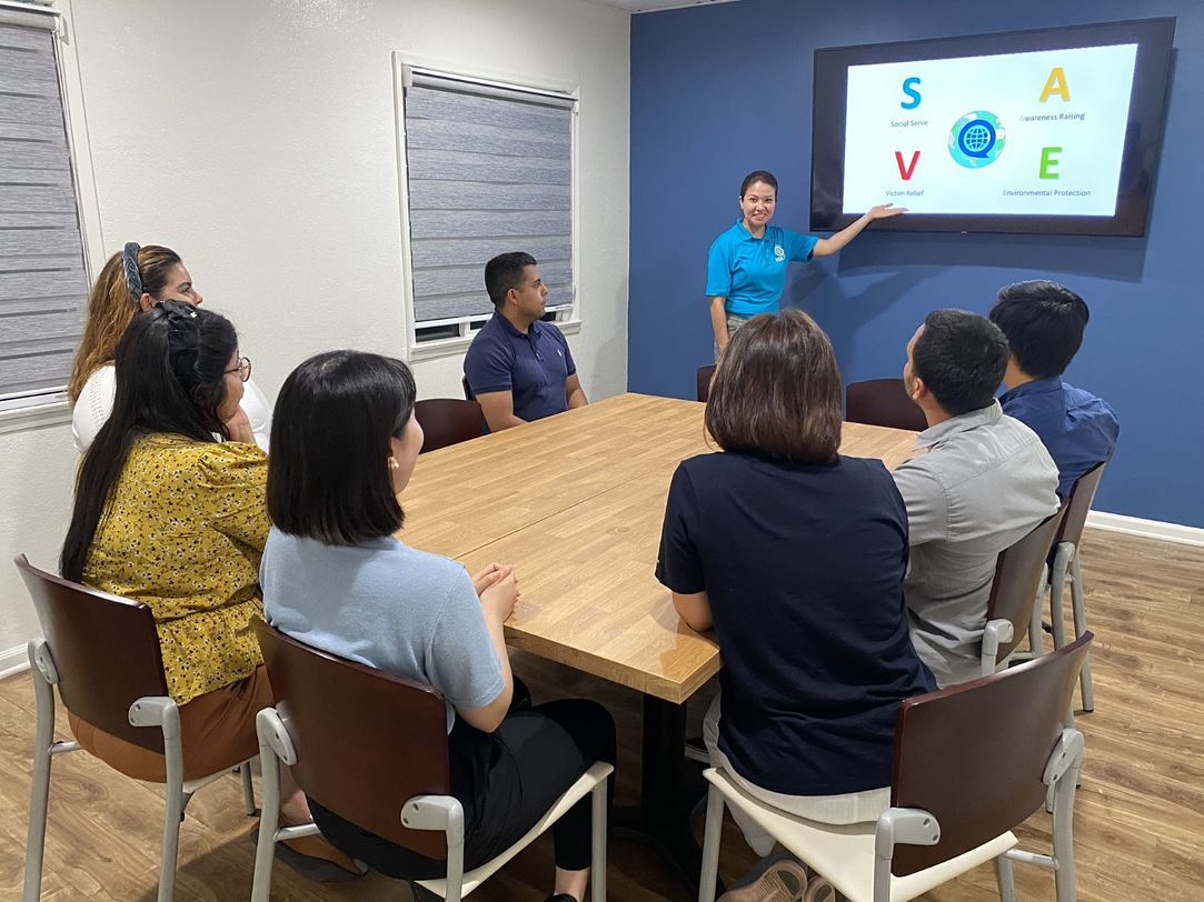 ASEZ_PCC's tweet photo. “#ASEZ students put together a seminar titled “SAVE” last Friday. 
Following the footsteps of the President of the United States and his Clean Energy Revolution we really want to make the #environment a better place for all.

#thefuturestartshere https://t.co/ccXAWVg934