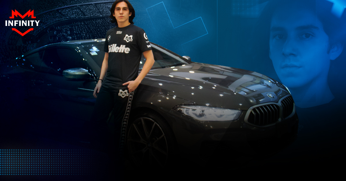 BMWMex's tweet photo. Este fin de semana, @InFinitye_sport jugará con la destreza de un BMW Serie 8. 🔥 No te pierdas su partida en el  #VALORANTChallengers a las 17:00: https://t.co/PmEWEjI8wB https://t.co/SS7BOMZw1n