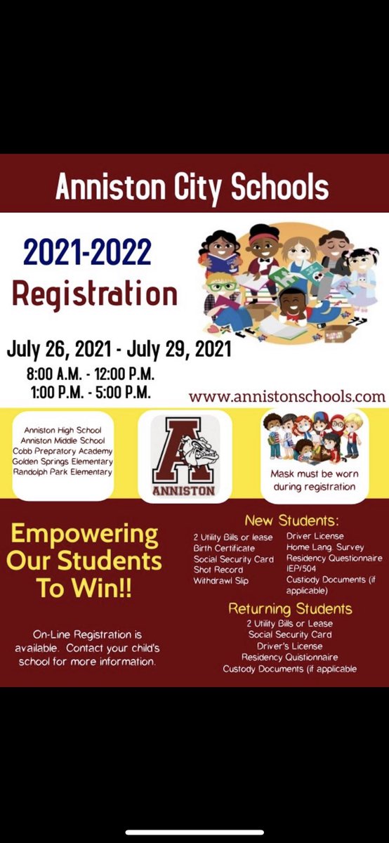 gse_acs's tweet photo. 2021-2022 Registration Dates https://t.co/00x777l2hv