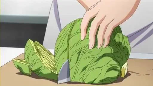 有名なキャベツの作画崩壊によって？アニメではキャベツの作画に力を入れるようになるwww