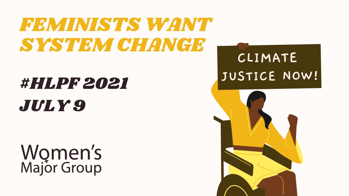diva4equality's tweet photo. This #Climatecrisis…

Gender inequalities deepen as fossil fuel economies harm communities &amp; ecosystems all over the planet! 

We defend ourselves and the Commons!

#ActForClimateJusticeNow #FeministsWantSystemChange #HLPF2021 https://t.co/AwfFkFGg4U