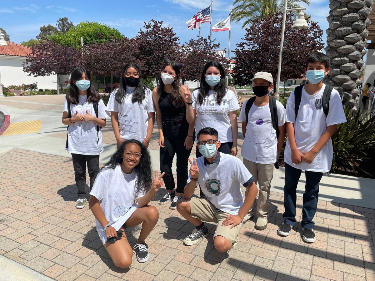 BTSJC's tweet image. During “heroes’ day” on our second hybrid day, our students wrote and sent thank you letters to heroes of the pandemic from the local community, including health care workers, grocery workers, teachers, parents/families, and more.