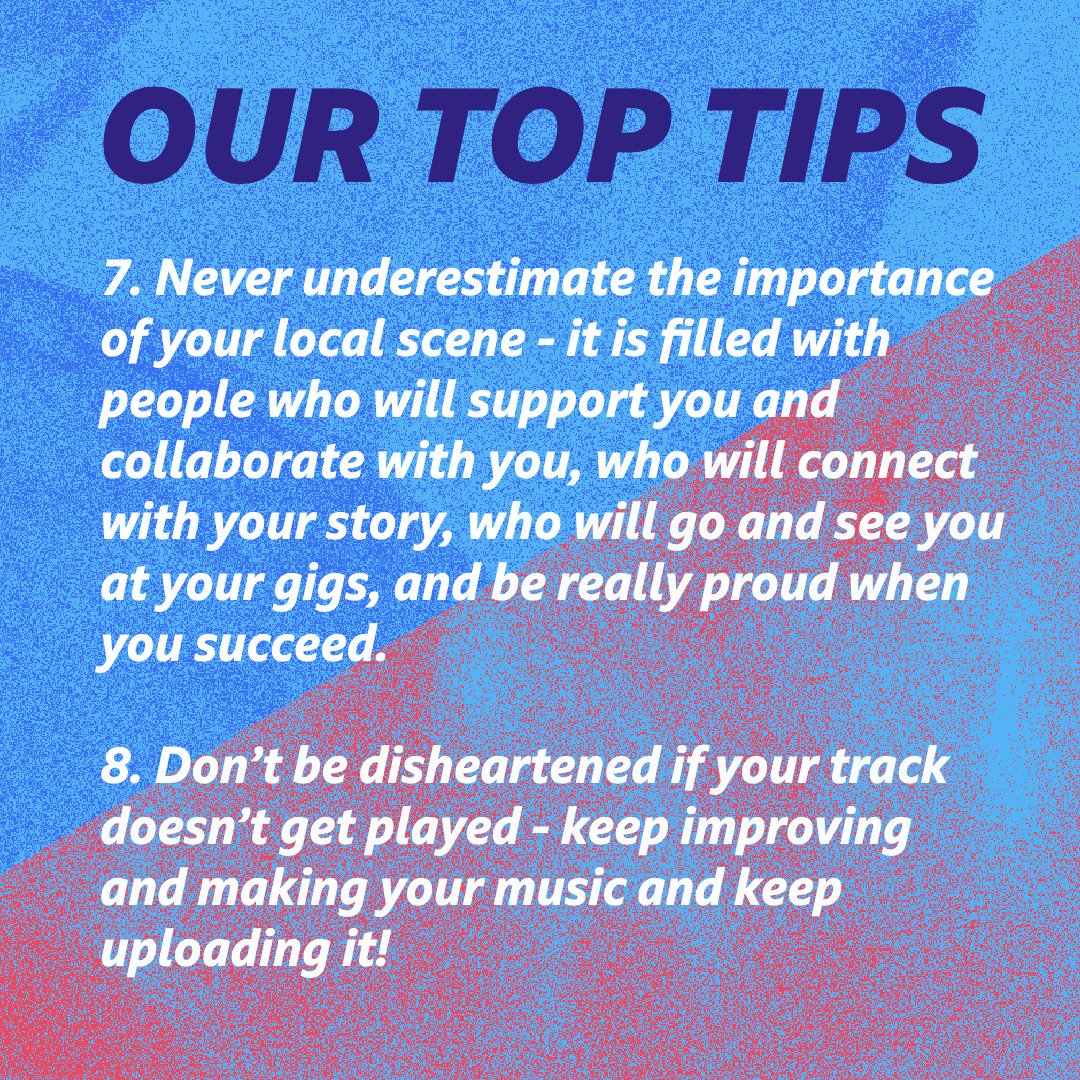 BBCIntroCI's tweet image. Here are some of our top tips for artists!
Find more at 👉 bbc.co.uk/introducing
And keep up with our latest shows here 👉 bbc.co.uk/programmes/p07…