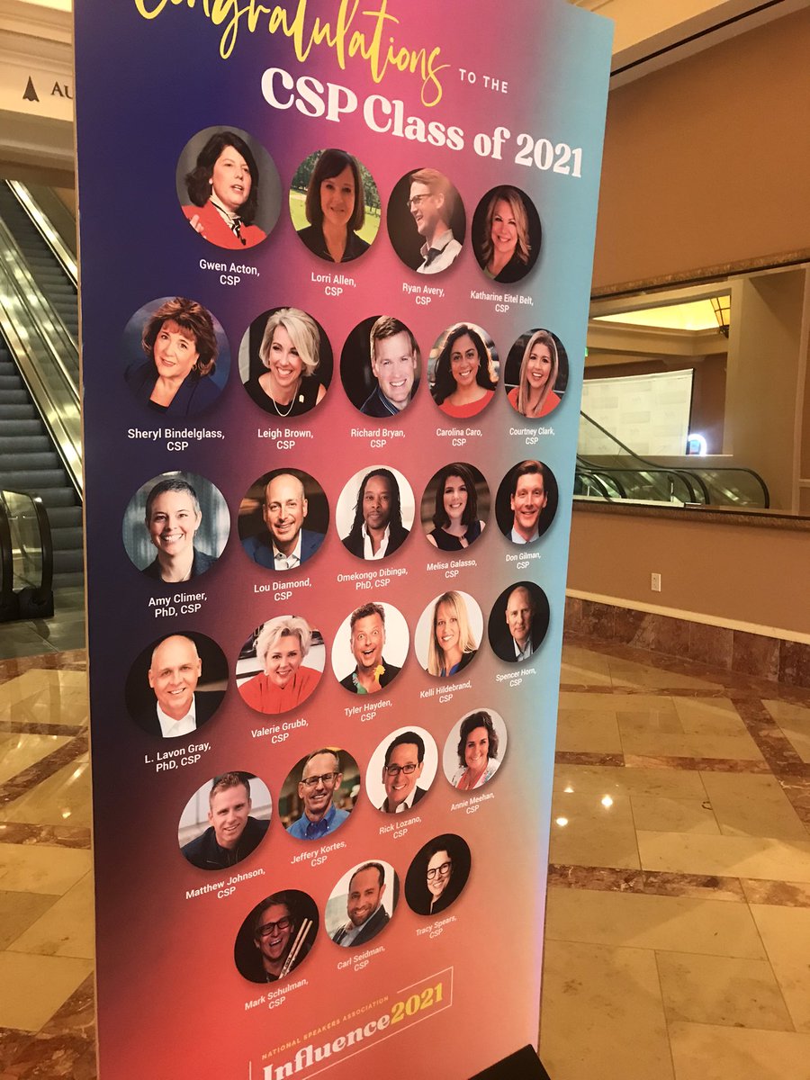 SoundbiteCoach's tweet photo. The annual speakers convention has begun—in person! And virtually! #influence2021 #CSPclassof2021 https://t.co/EMjYj4xOyv