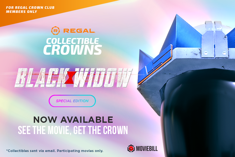 Regal on Twitter: "The more you see, the more you unlock. Regal digital  collectibles are now available. Use your Crown Club card to see #BlackWidow  and get an exclusive digital #Taskmaster collectible