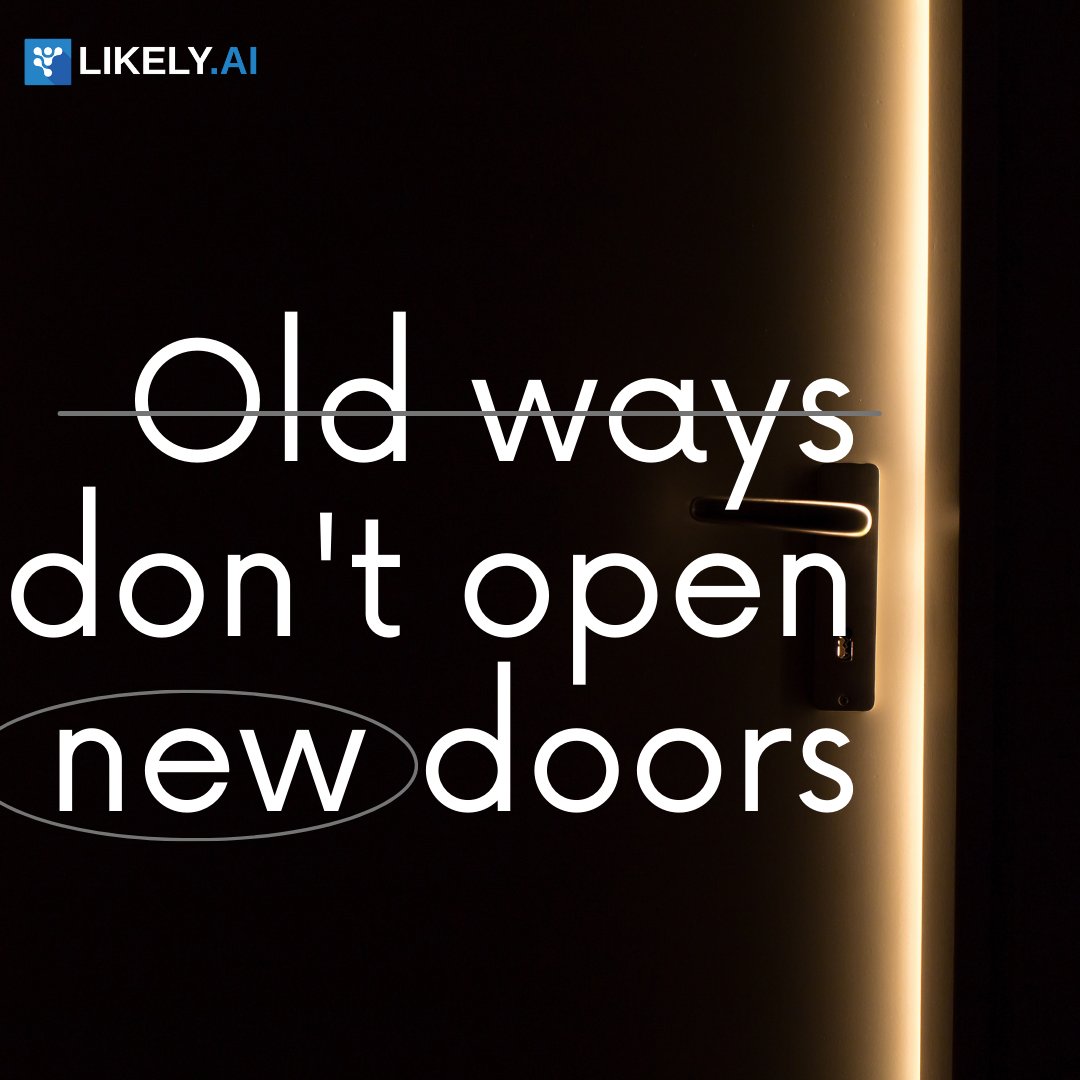 LikelyAI's tweet image. Food for thought.

#likelysellers #fridayfoodforthought #databaseREfresh #bigdata #ai #leadgeneration #realestate #justlisted #justsold #marketing