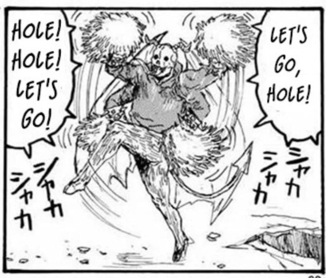 dorohedoro being set in a place called "hole" is great actually 