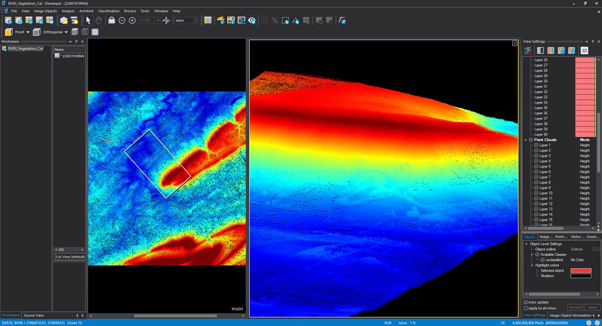 Gizeemmmmm's tweet image. 5B points airborne lidar data of College Hall, Pennsylvania State viewed with Trimble Ecognition 10.1. #Trimble #Ecognition #Airbornelidar #lidar