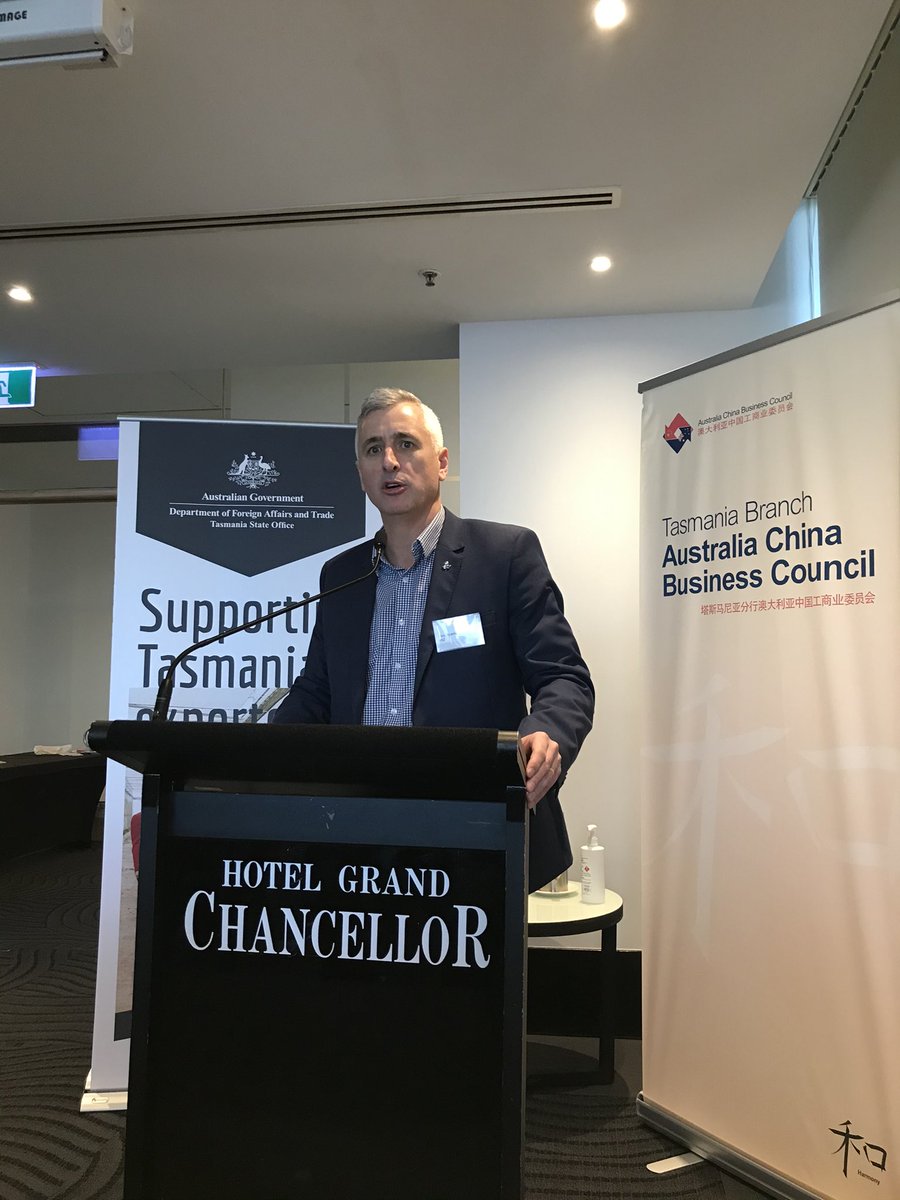What a pleasure to address #Tasmania branch of <a href="/AusChinaBC/">ACBC</a> sharing insights; #opportunity #digital #COVID19  #ecommerce #redesign #rebound from latest <a href="/ANZ_AU/">ANZ Australia</a> Opportunity Asia Report. Thanks to Sir Guy Green (patron) for your input 🙏