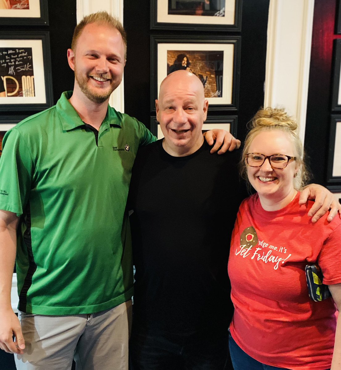 GDrooz's tweet image. Driving 5 hours from Wichita to see @realjeffreyross ?  Priceless!  Enjoyed the show as a late Father’s Day gift to @cddbowls300 .  You da best!  Needed a good laugh after this shitty year we’ve had.  Thanks, Jeff - you melting hippo, you!