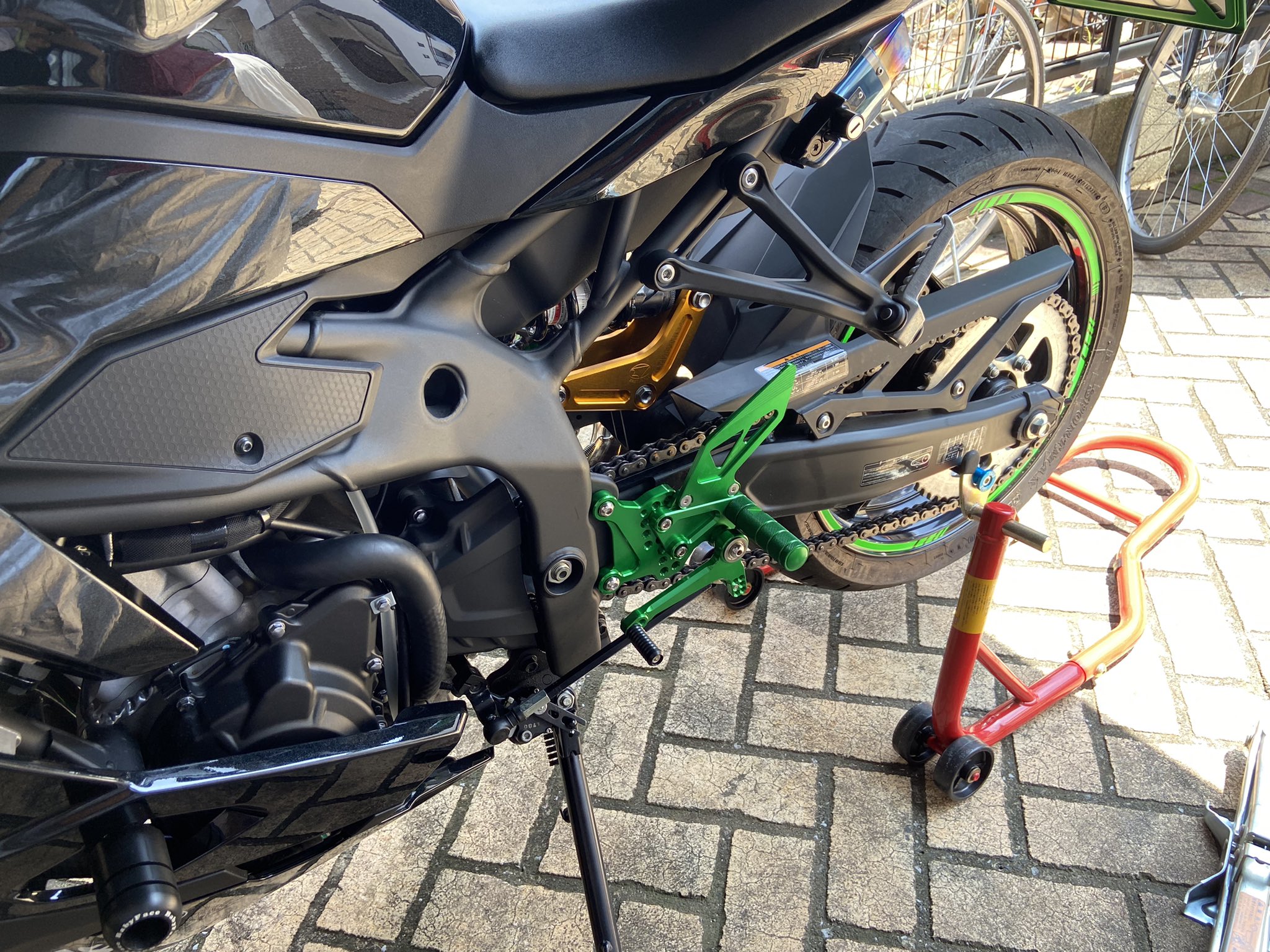 ZX-25R BEETレーシングリンクキット ZX-25RにBEET JAPANのレーシングリンクを組んだぞ！ - さんでー