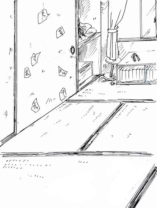 ふゆばじ
場地くんの部屋、多分襖全部取っ払ってるけど… 