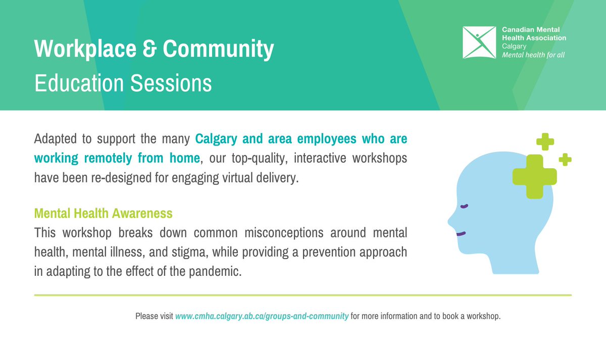 CMHACalgary's tweet image. CMHA Calgary builds awareness and provides education and support for individuals and family members who are supporting someone with a mental health or substance use concern, or who have lost someone to suicide. Visit ow.ly/tkgA50Fc1Oy to book online.