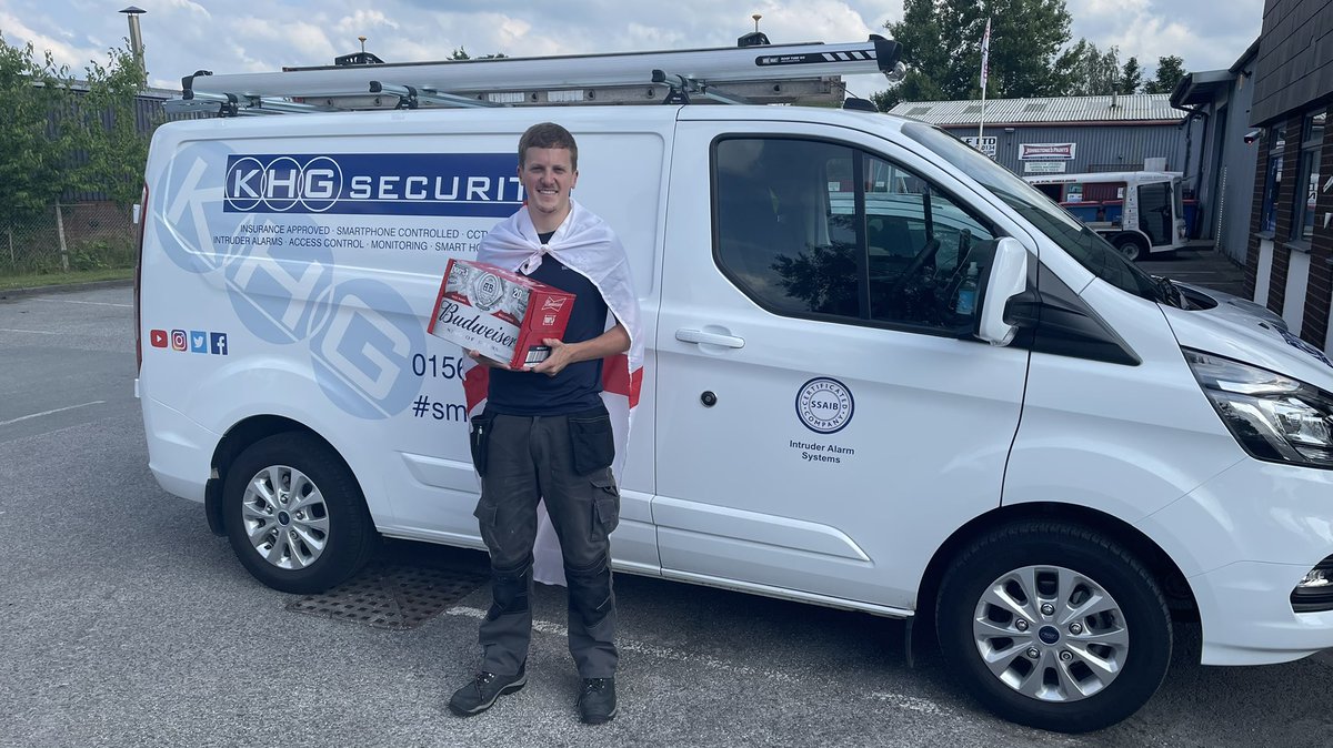 KHGSecurity's tweet photo. You all know our superstar #apprentice Jamie J…He’s had a well-deserved promotion and he’s now our superstar Junior Engineer. We’ve packed him off home with a payrise, some beers for the big match and sorted him a late start on Monday. Thanks for all the hard work Jamie J 🦁🦁🦁 https://t.co/NQelljR4fd