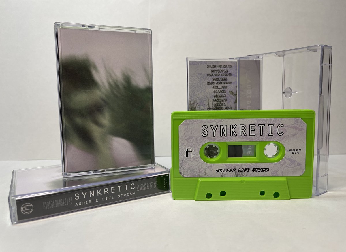 megataperecords's tweet photo. Yooo tapes are in stock and ready to ship for @synkretic_'s debut release, Audible Life Stream. Check it out! 😁https://t.co/gZdLBpq1xb https://t.co/eEOauzFEDU