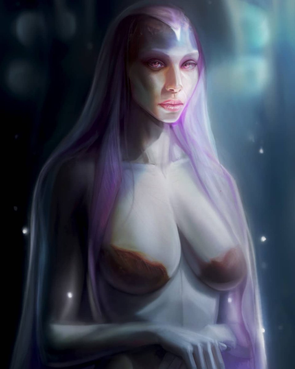 sukosma_art's tweet photo. 📷 …… Here’s a concept of an elegant alien being, in an remarkable dark but beautiful world. #finalfinish #fantasyart #aliens👽 #wacom #cosplaymakeup #digitaldesign #storyart #characterconcept #sukosma #sukosma_art #happyfriday #wimsicalart... https://t.co/LEwQEecVCl https://t.co/1YBLa2Fmwq