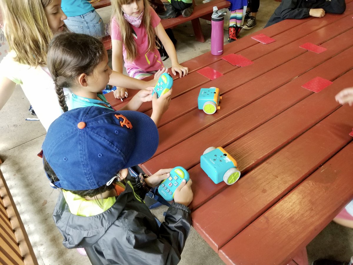 stemkidschamp's tweet photo. Camp Twelve Trails program is awesome! Our K-2 kids worked on @Ozobot and botly and learned about conditionals, magnetism, and compasses! Our 3rd graders completed their projects on Scratch and worked with Ozobots. Our 4-6 graders finished their bridges!

#stemkidsnyc #summercamp https://t.co/rjsQOIWKSf