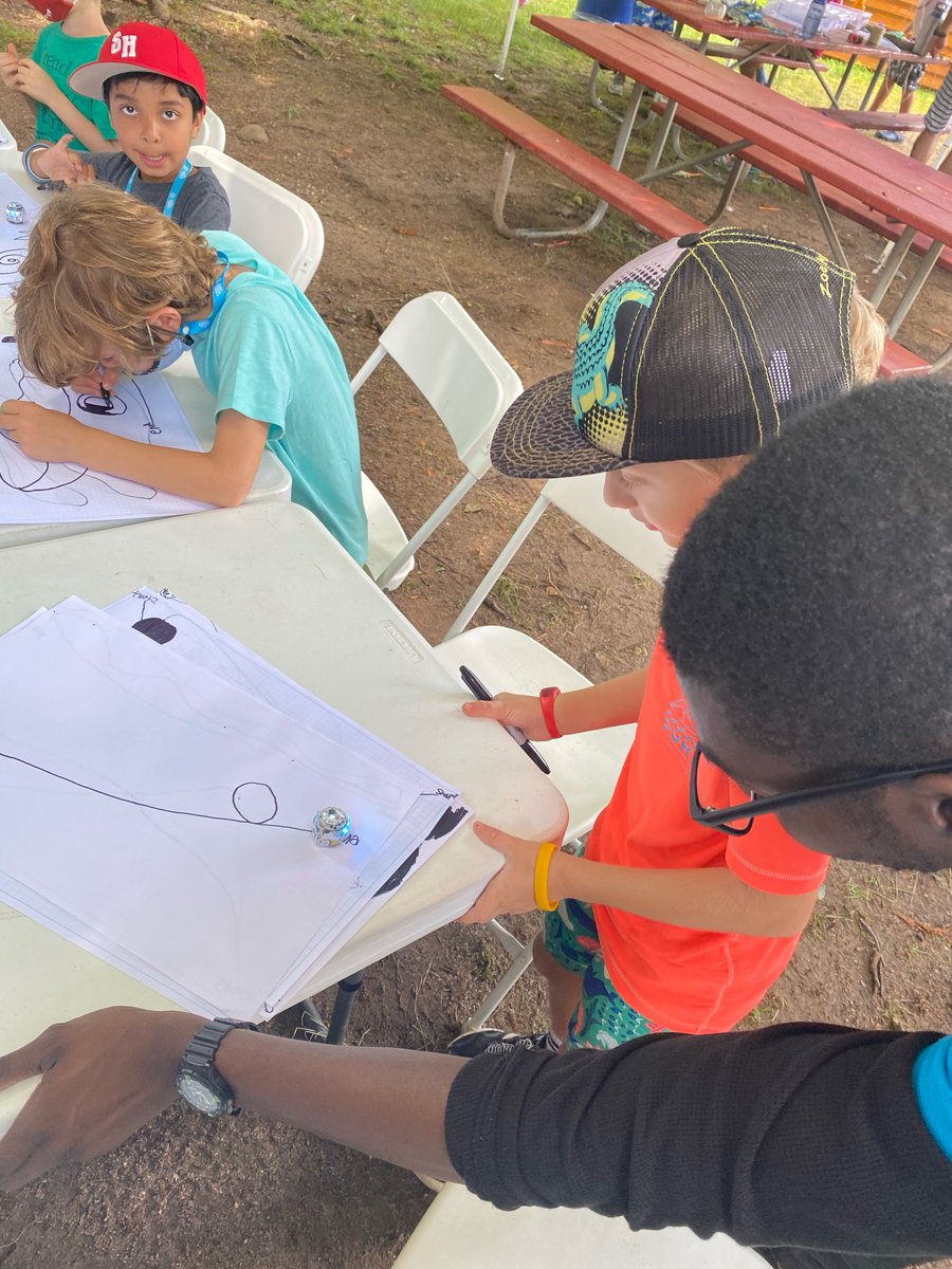 stemkidschamp's tweet photo. Camp Twelve Trails program is awesome! Our K-2 kids worked on @Ozobot and botly and learned about conditionals, magnetism, and compasses! Our 3rd graders completed their projects on Scratch and worked with Ozobots. Our 4-6 graders finished their bridges!

#stemkidsnyc #summercamp https://t.co/rjsQOIWKSf