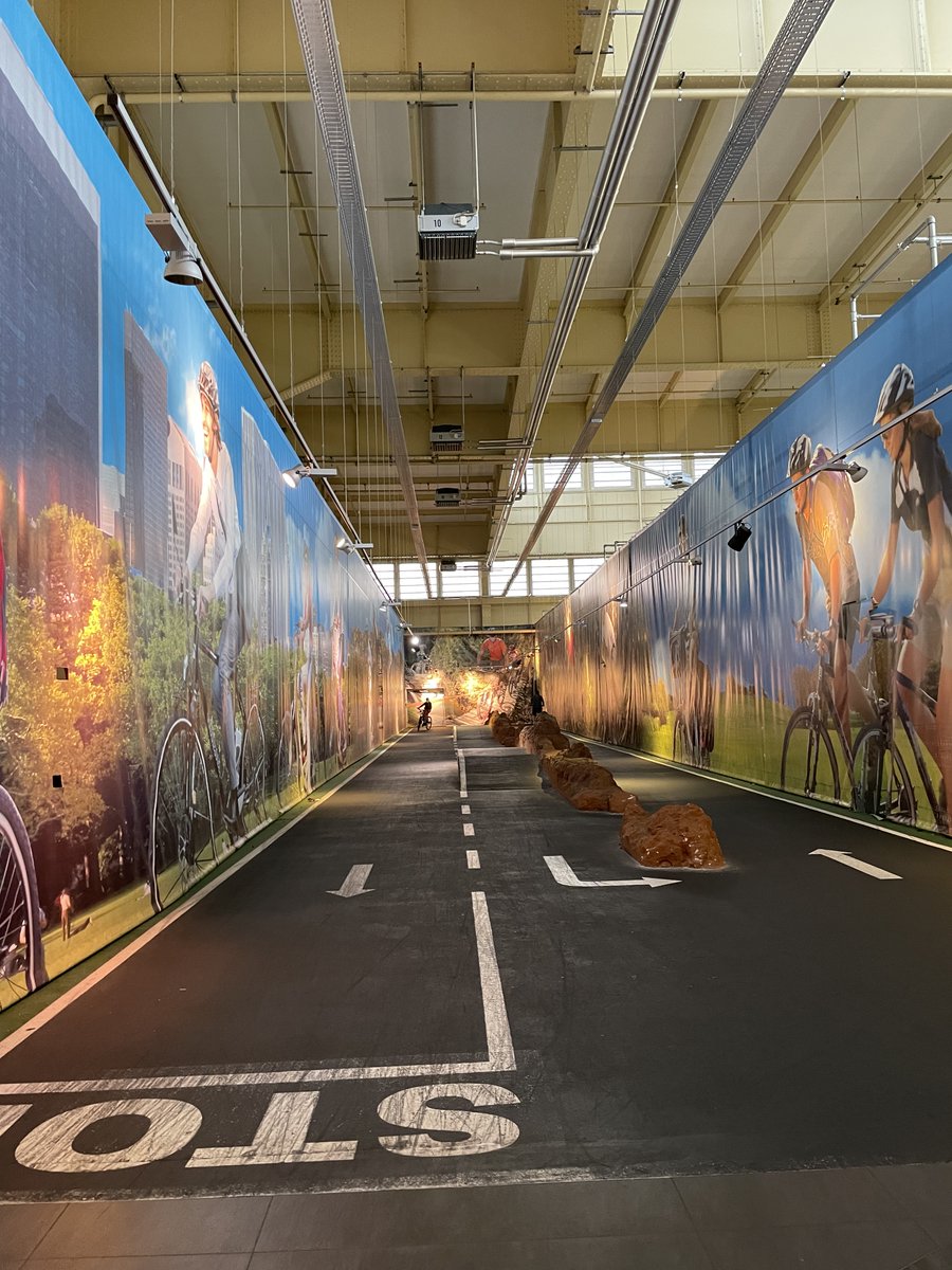 indoor bike test track at stadler