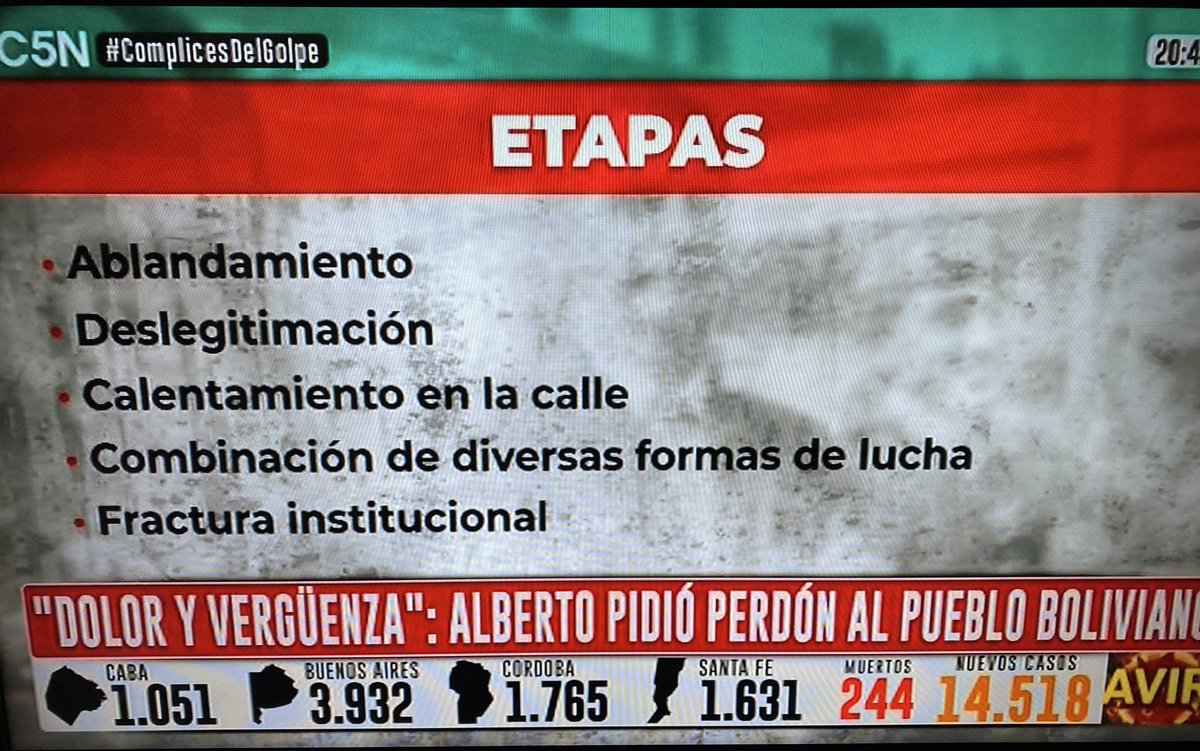 eguinazu's tweet photo. @C5N  #CómpliceDelGolpe paso a paso lo que hizo el peronismo en el primer golpe institucional en Latinoamérica del sigo 21 https://t.co/3f0F2BtRTf