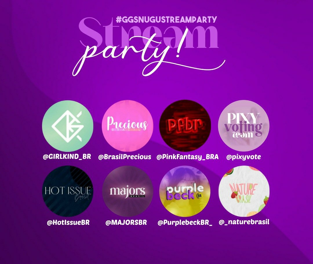 A ADM acabou as playlists! Eu gostaria de agradecer a fanbase <a href="/pixyvote/">PIXY VOTING TEAM 🃏 #KARMA</a> que me chamou para participar dessa Stream Party incrível e as outras fanbases que se juntaram e fizeram a adm conhecer novos grupos e novas músicas! Muito obrigada! 😆🥰❤

#GGsnugustreamparty