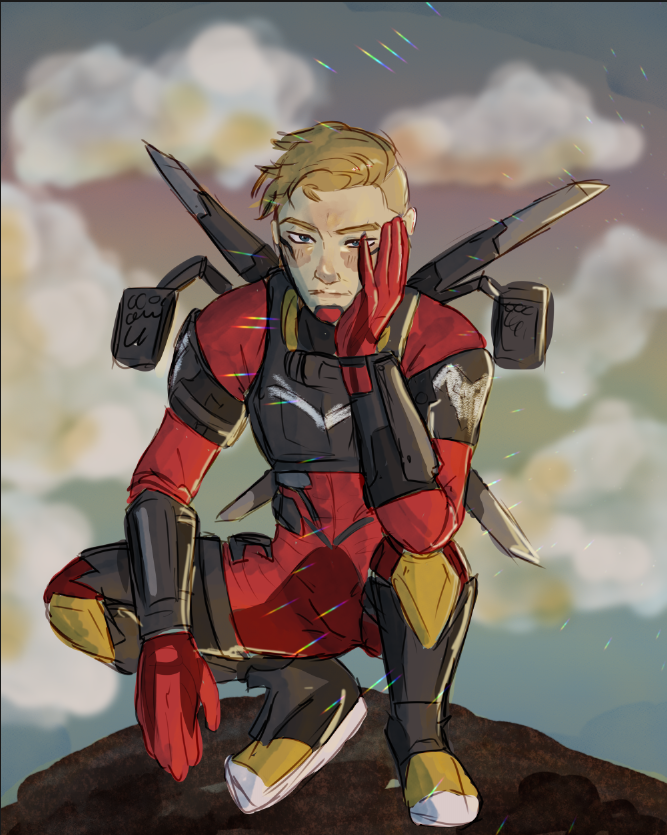 BLUENEOTICC's tweet image. I drew kaleb in valks outfit cause i cannot control myself 
#ApexLegends #ApexLegendsFanart #Revenant