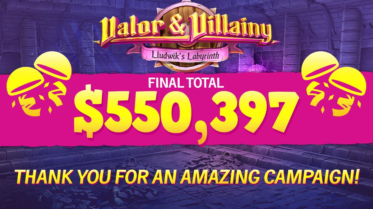 The Lludwik's Labyrinth Kickstarter campaign is over! Thank you for your support! bit.ly/2ShqMJn