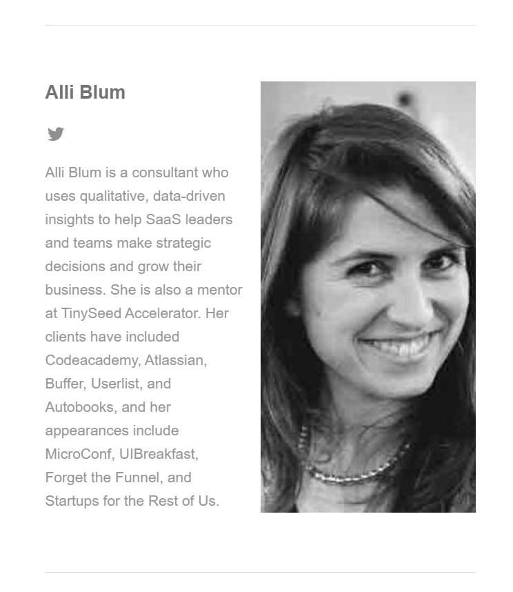 hackerbrews's tweet image. Today&apos;s indie hacker of the day is @AlliBlum, a consultant who uses qualitative, data-driven insights