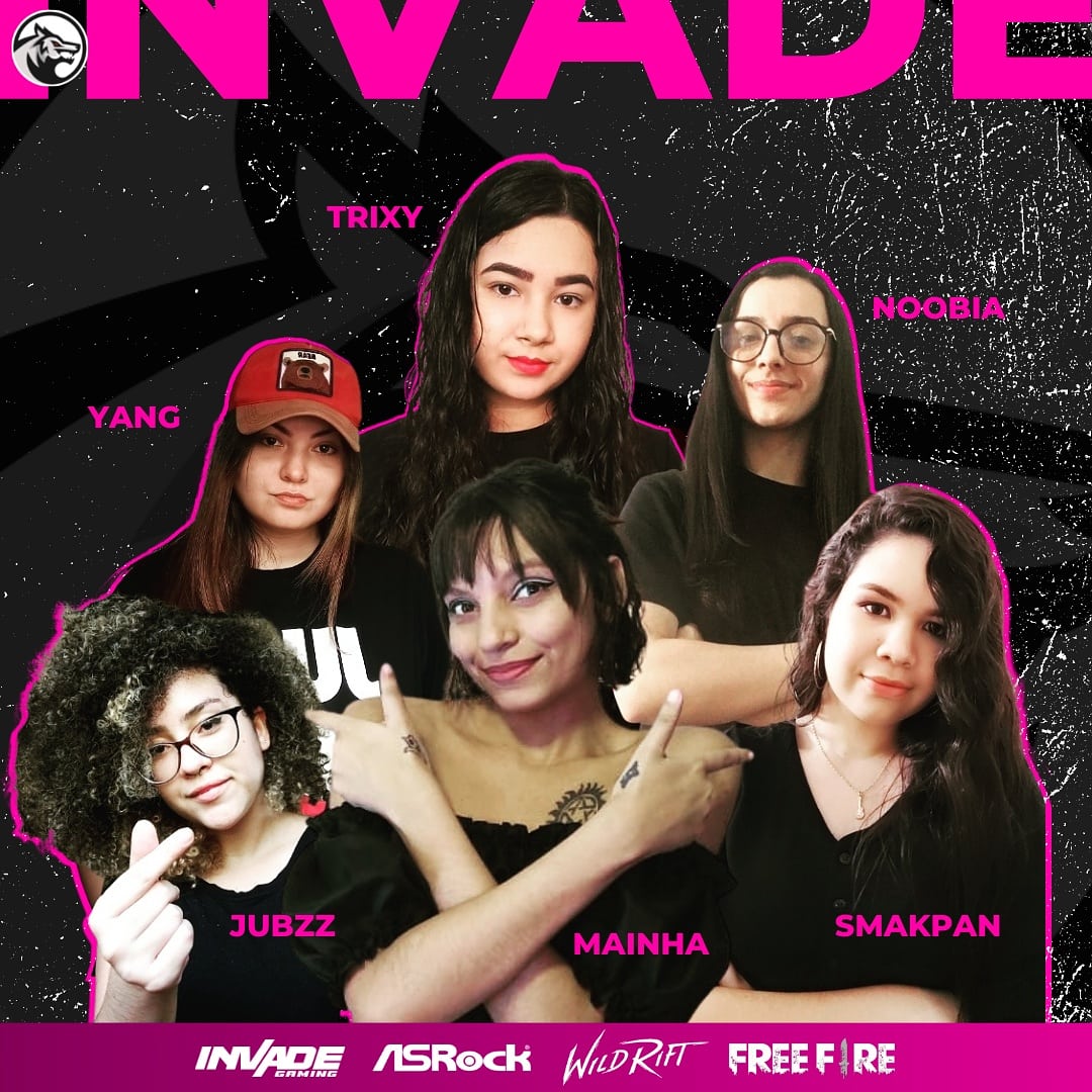 É com grande alegria que trazemos esse anúncio! A Rude Girls Wild Rift agora é Invade Girls! Sejam muito bem vindas! Vamos trabalhar forte para alcançar nossos objetivos! 

<a href="/LaiiMaria/">Laia</a> 
@smakpanwr 
<a href="/_zTrixy/">Trixy 🦋 Bia</a> 
@rangelbia18 
@slzoc 
@giulliszinha