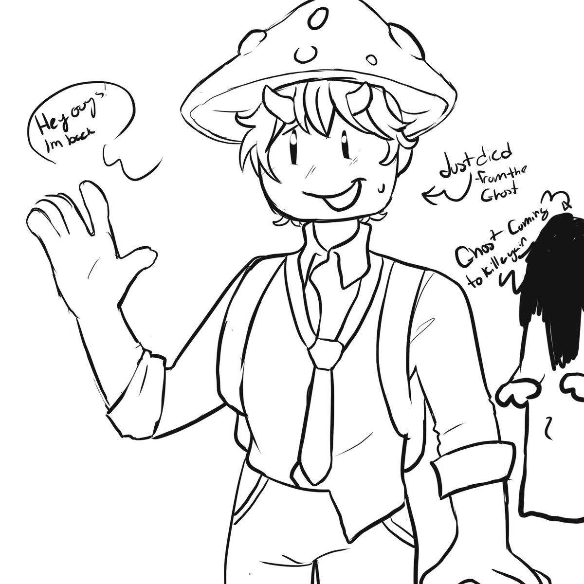 Fuzzweed1's tweet photo. sometimes you gotta draw you and your friends playing roblox https://t.co/WZ8yu43Hjr
