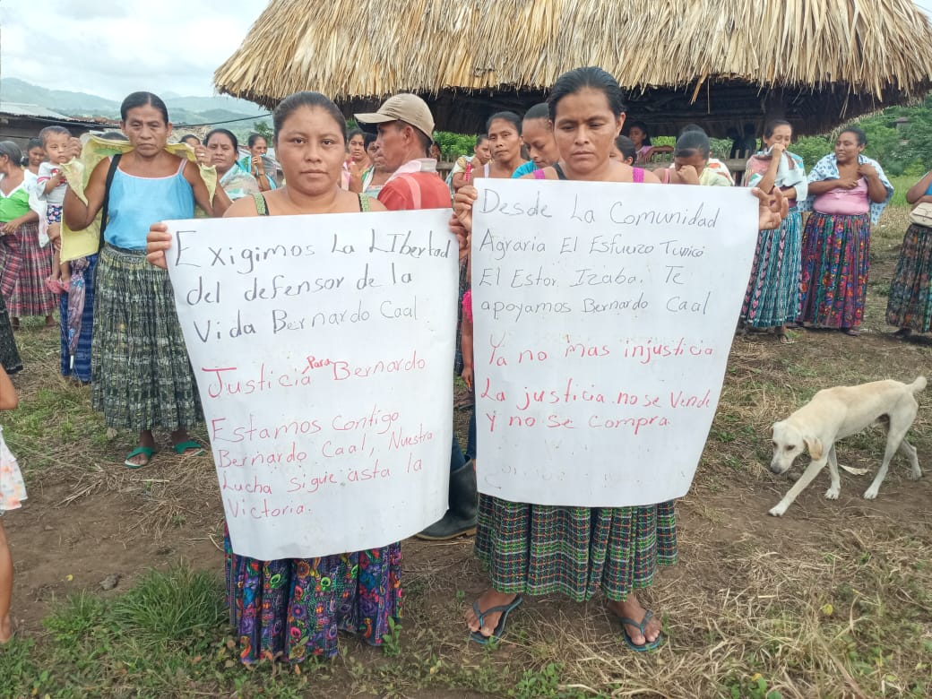 Exigimos la Libertad del Defensor de la vida y el territorio Bernardo Caal. 

Desde la comunidad Agraria El Esfuerzo Tunico, El Estor Izabal te apoyamos Bernardo Caal. <a href="/BernardoCaal2/">Bernardo Caal</a>

#LibertadALxsPresxsPoliticxs 
#LibertadParaBernardo