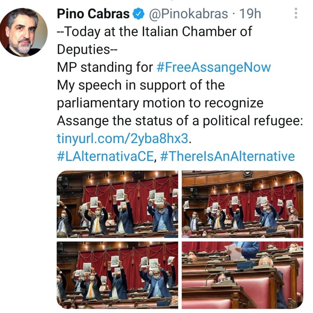 Dr_LCorredor's tweet photo. Pay attention @POTUS @MoJGovUK @US_DOJ :

MPs from:
Iceland
Greece
UK
Italy
Australia
Germany

Are demanding that you #DropTheCharges and withdraw the request for Extradition of WikiLeaks founder Julian #Assange . Especially, now that your #FBI key witness #recanted his testimony https://t.co/YxLbURlObY