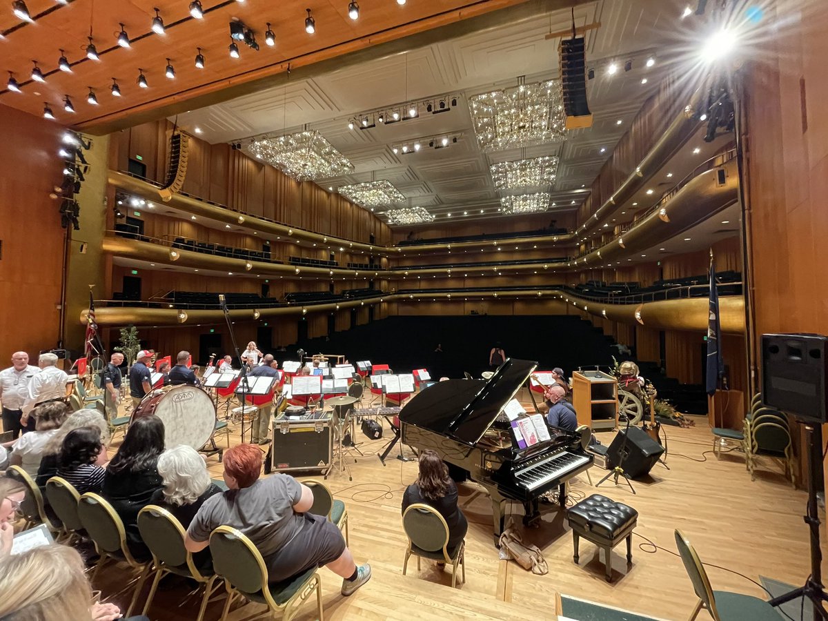 Our office for tonight and tomorrow! So happy to be performing again. 

#23rdArmyBand #armymusicutah #utahnationalguard #abravanelhall