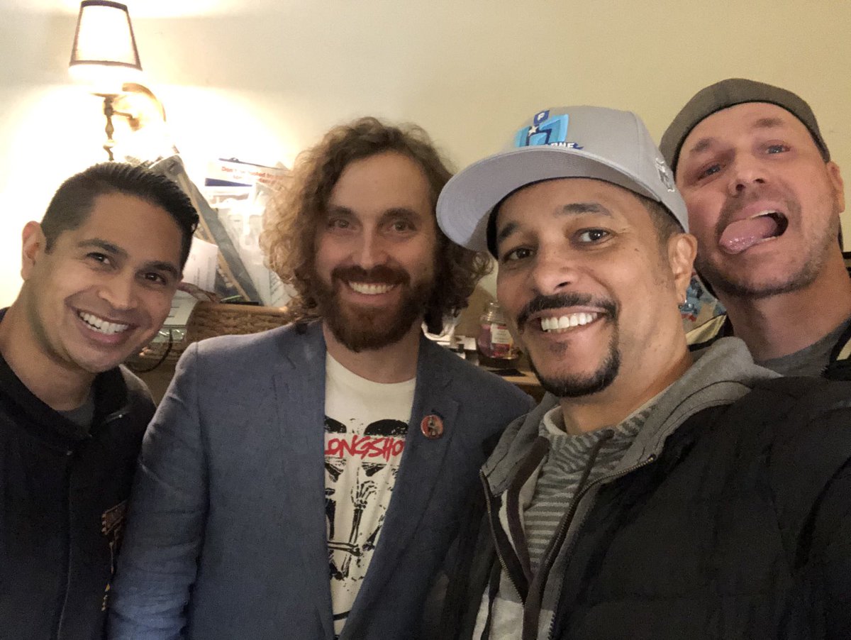 MMMshow75's tweet photo. Somebody needs to photoshop @meefloaf into this photo with the rest of the #MMShow OG Delicious Daddies. Especially since he is actually going to be one now. Congrats Meef!!! https://t.co/KgYwWPA6UO