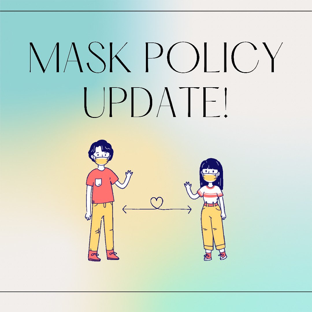 Policy update effective July 11

OUTSIDE
•masks optional but appreciated 
•please continue to social distance 
•1-2 people on deck per order

INSIDE - we are keeping our current policy in place, our store is small and it hard to socially distance. Masks required 😷