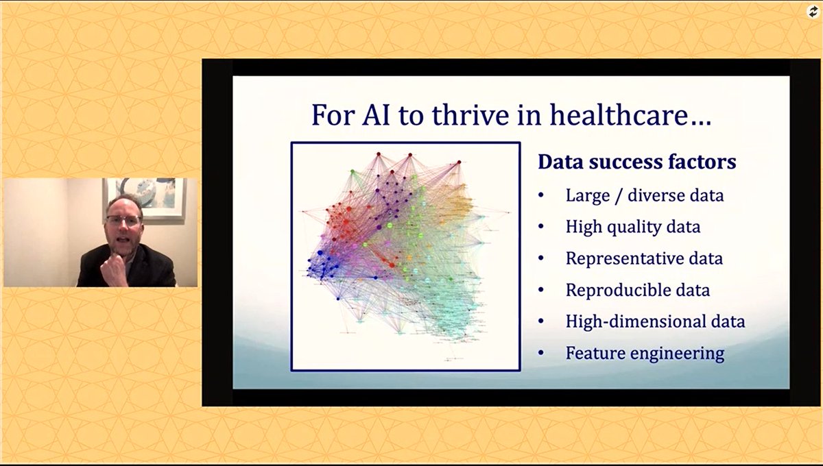 "High quality data is the key for #AI to thrive."

Other factors also include:
▪️ Representative data
▪️ High-dimensional data
▪️ Reproducible data

Learn more about AI &amp; #Cardiovascular Care w/ <a href="/DrJRums/">John Rumsfeld</a> here: bit.ly/3xwilt8 #ACCAsia #ACCIntl