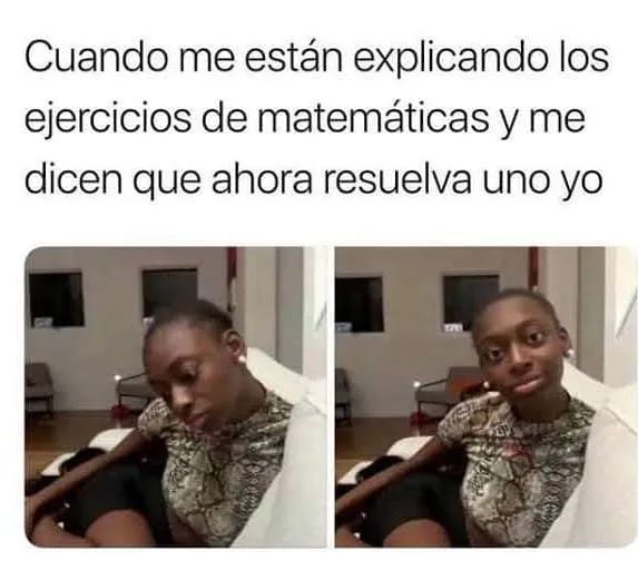 Soy un asco para las matemáticas jajajajajajaja chemimarrrreee